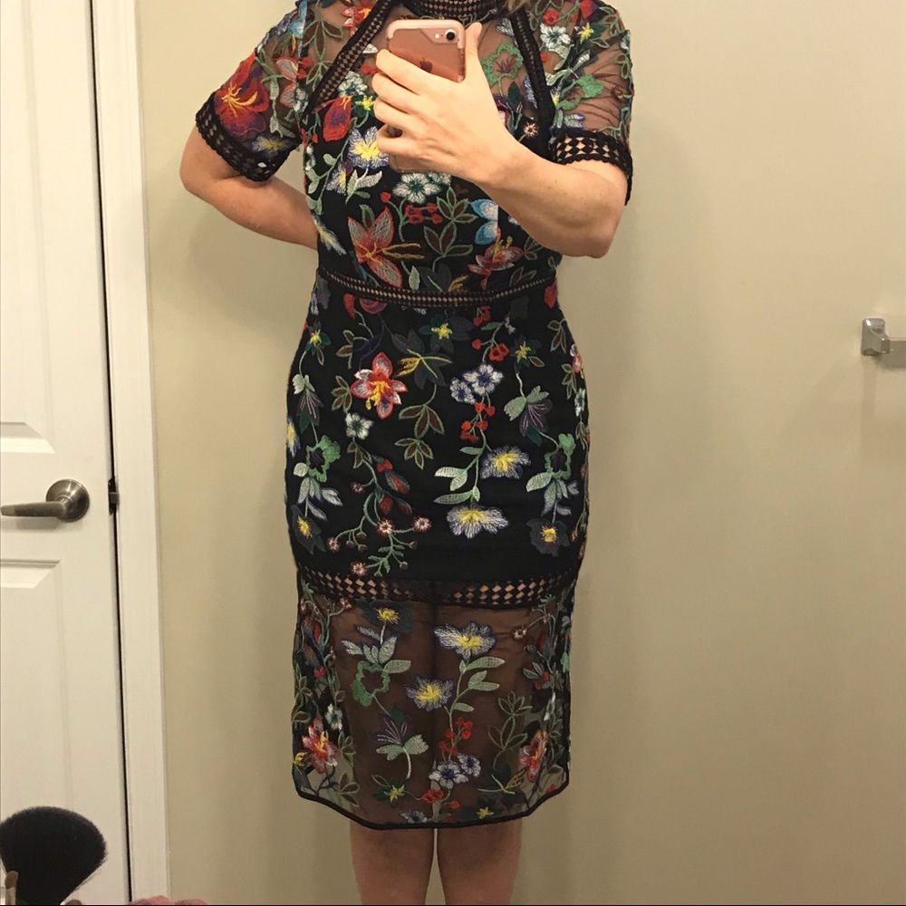 Embroidered Mira Dress by Vone